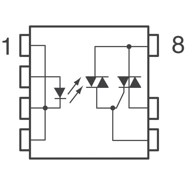 VO2223 Vishay Semiconductor Opto Division  Optoisolators - Triac SCR Output